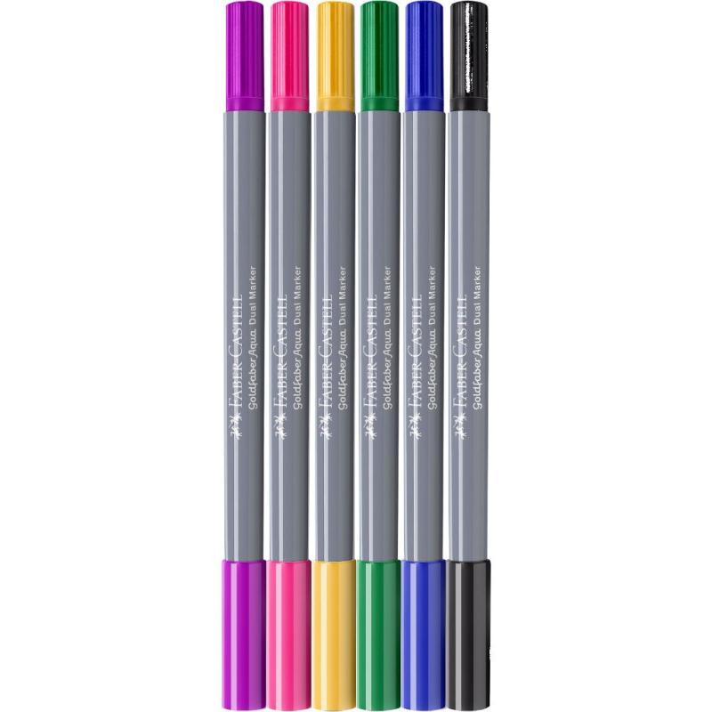 Faber-Castell Goldfaber Aqua Dual Marker 6er Etui Graffiti